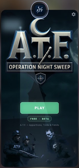 A.T.F.: Operation Night Sweep — title screen